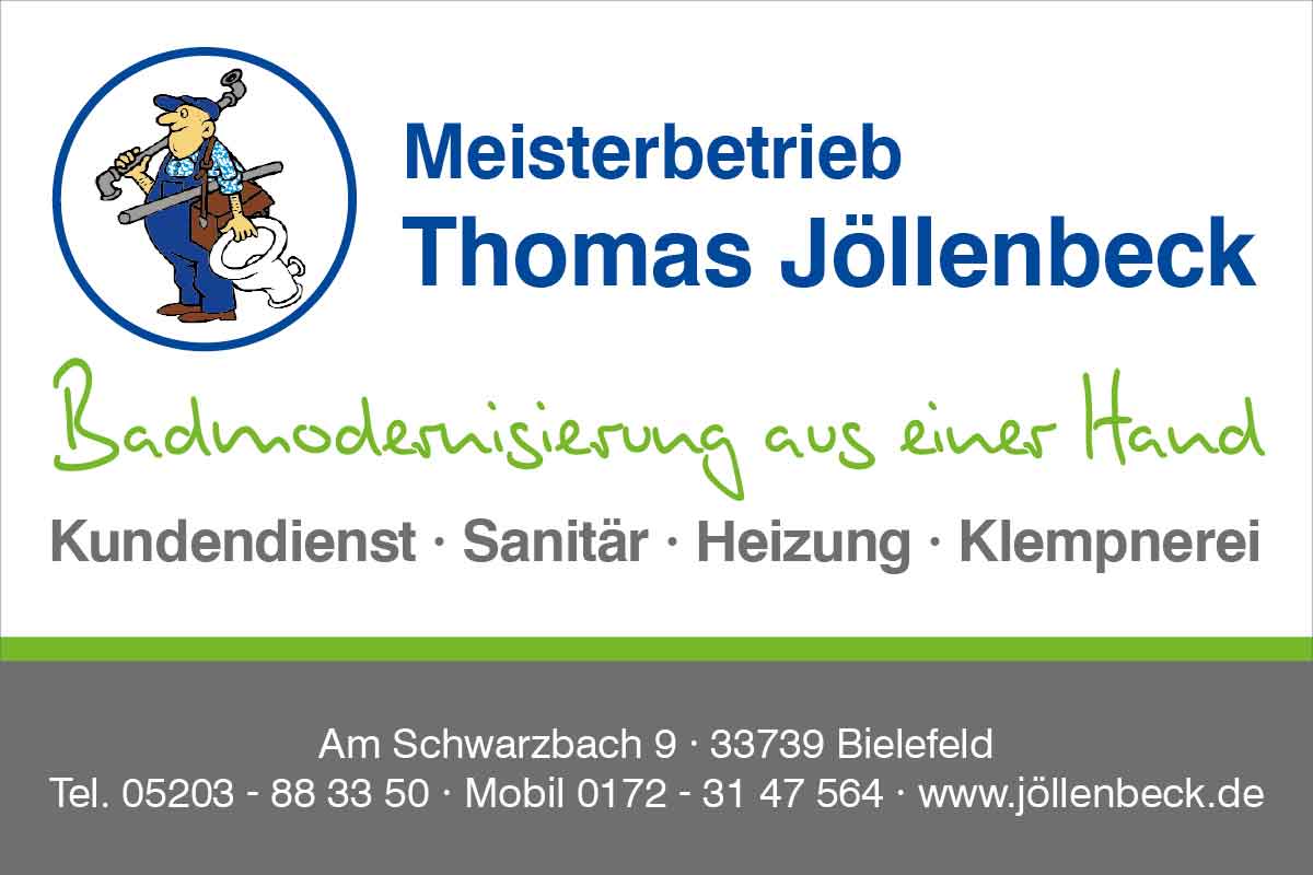 Meisterbetrieb Thomas Jöllenbeck Heizung Sanitär Badmodernisierung aus einer Hand